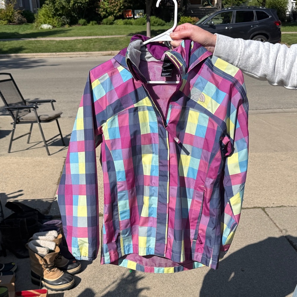 The North Face Kids Multicolor Plaid Raincoat